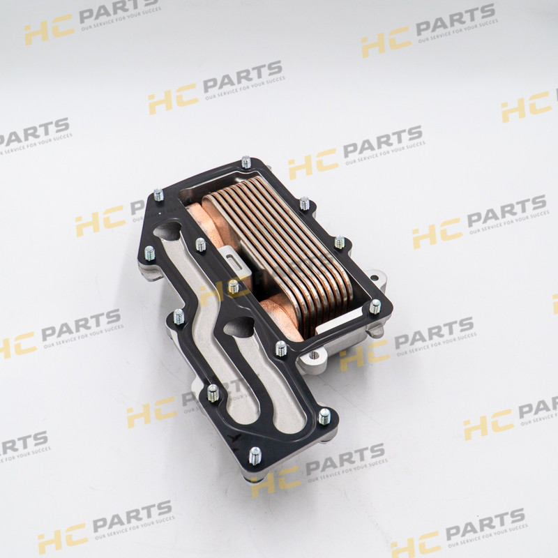 Масляный радиатор двигателя с корпусом PERKINS RE-3CX 4CX, оригинал