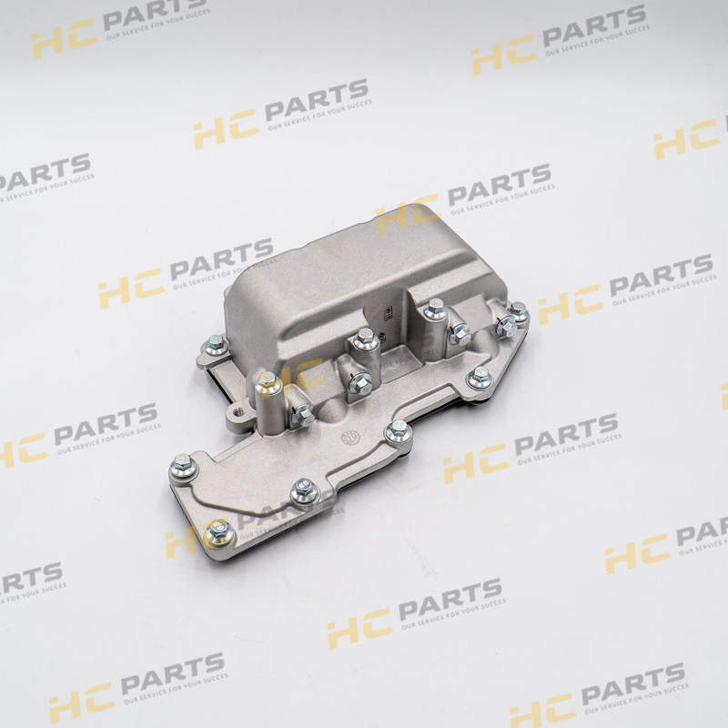 Масляный радиатор двигателя с корпусом PERKINS RE-3CX 4CX, оригинал