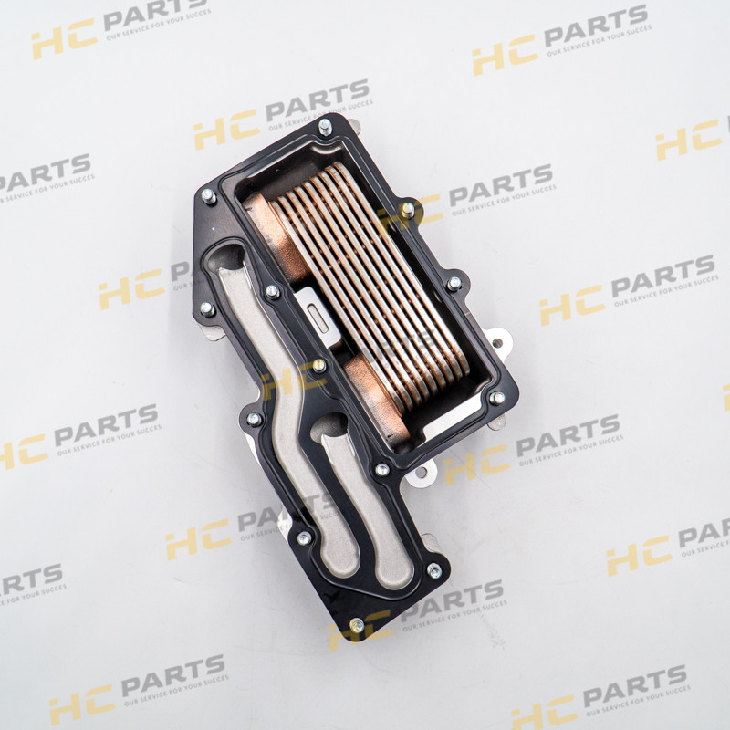 Масляный радиатор двигателя с корпусом PERKINS RE-3CX 4CX, оригинал