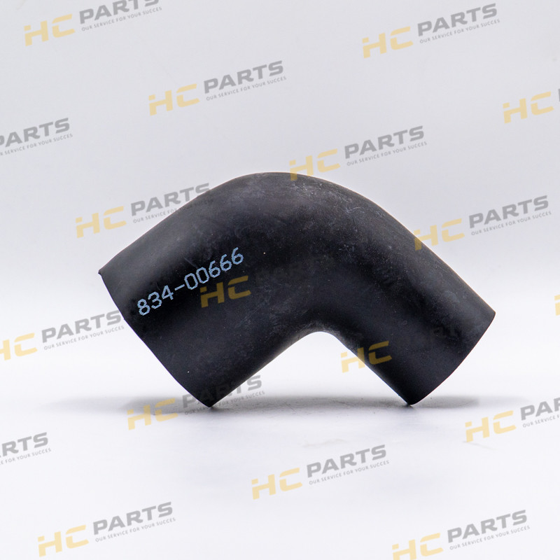 Шланг JCB, колено для радиатора, нижний — AZERI PARTS