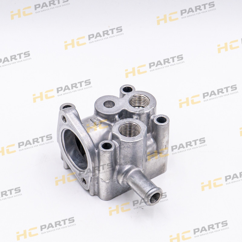 Корпус термостата JCB Perkins 403D-11 Tier3 — мини-экскаватор PERKINS