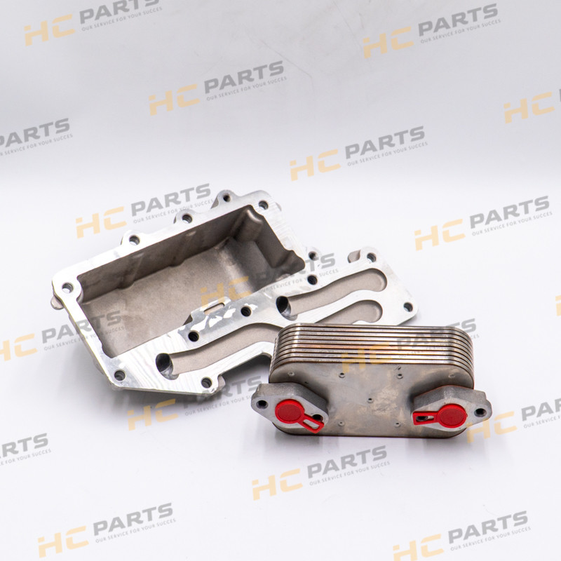 Масляный радиатор двигателя JCB Perkins RE — 3CX 4CX AZERI PARTS