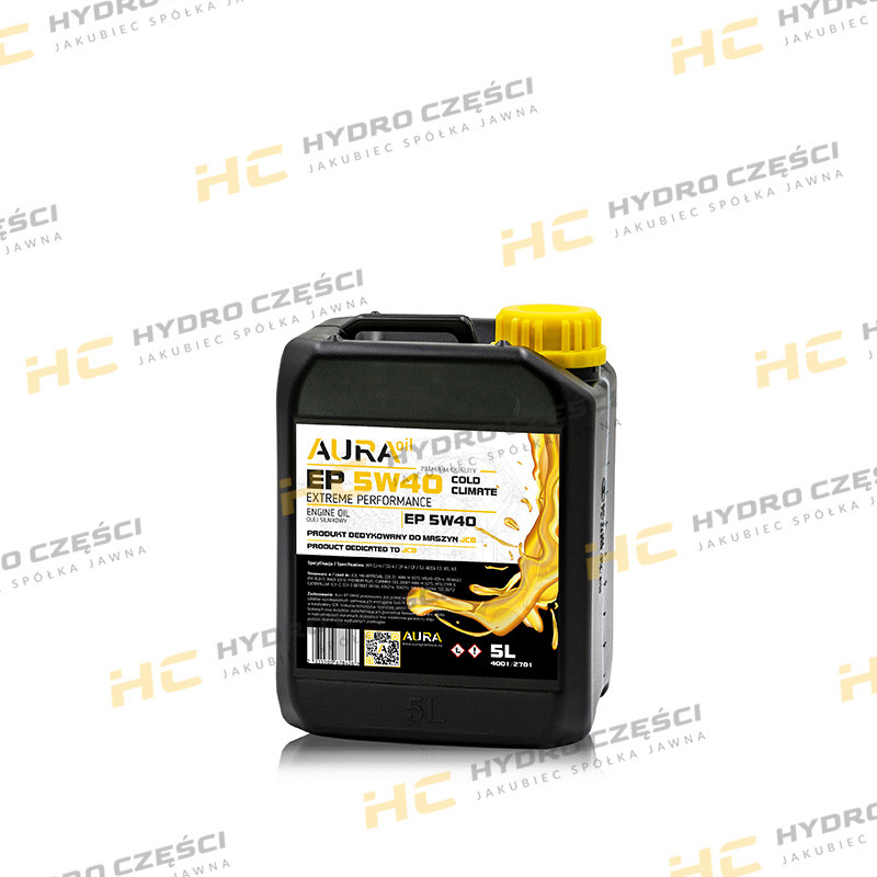 Моторное масло AURA 5W40 CJ-4 для холодного климата, 5 л