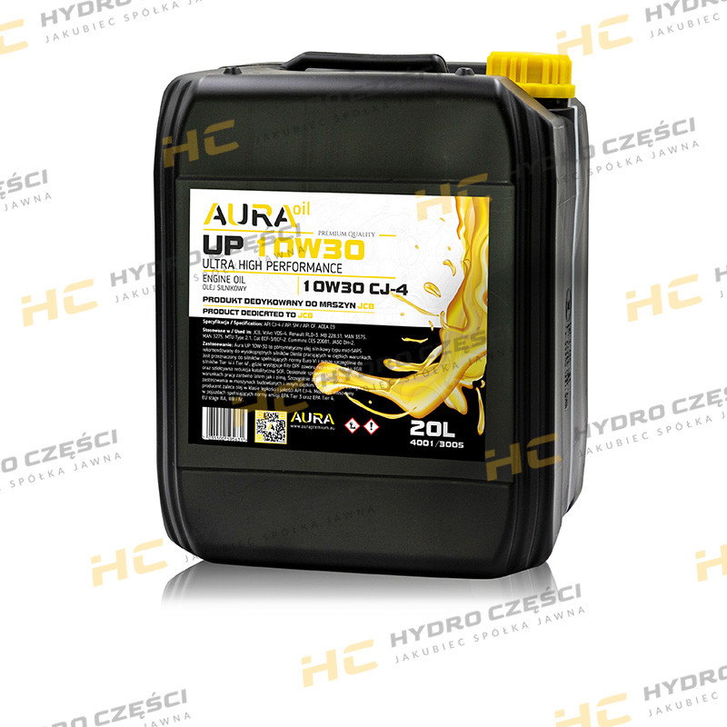 Моторное масло AURA 10W30, стандарт CJ-4, 20 л