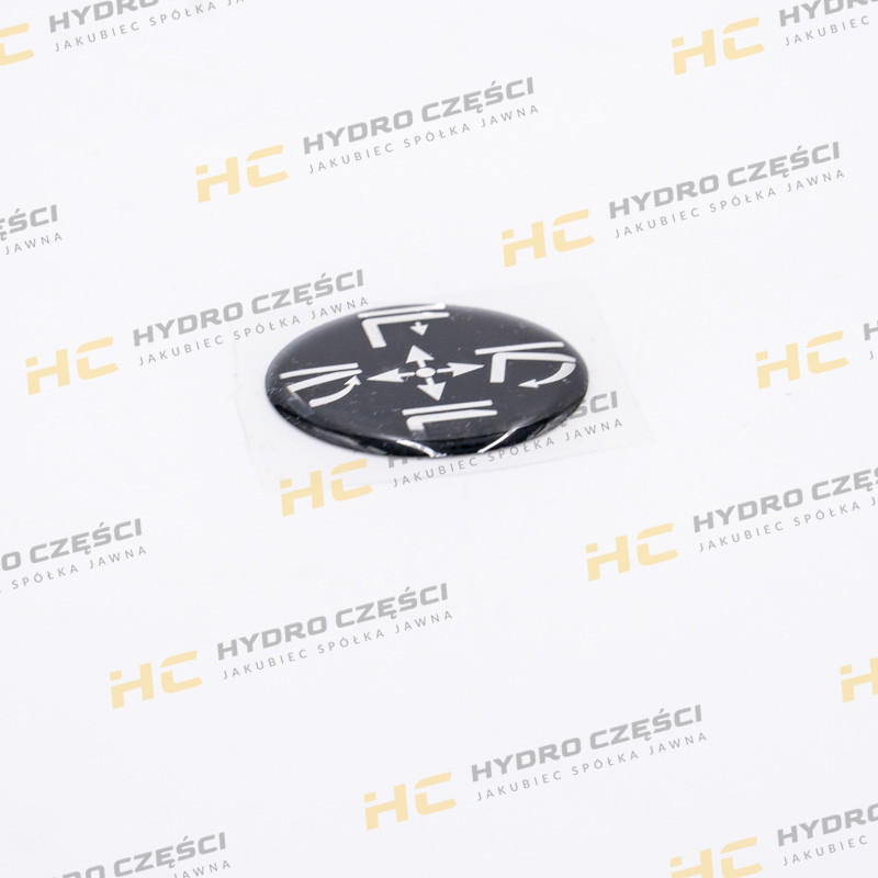 Наклейка на главный рычаг JCB — оригинал