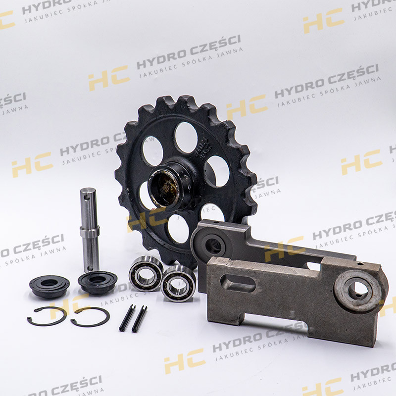 Натяжное колесо JCB 8014-8018 в комплекте с креплениями