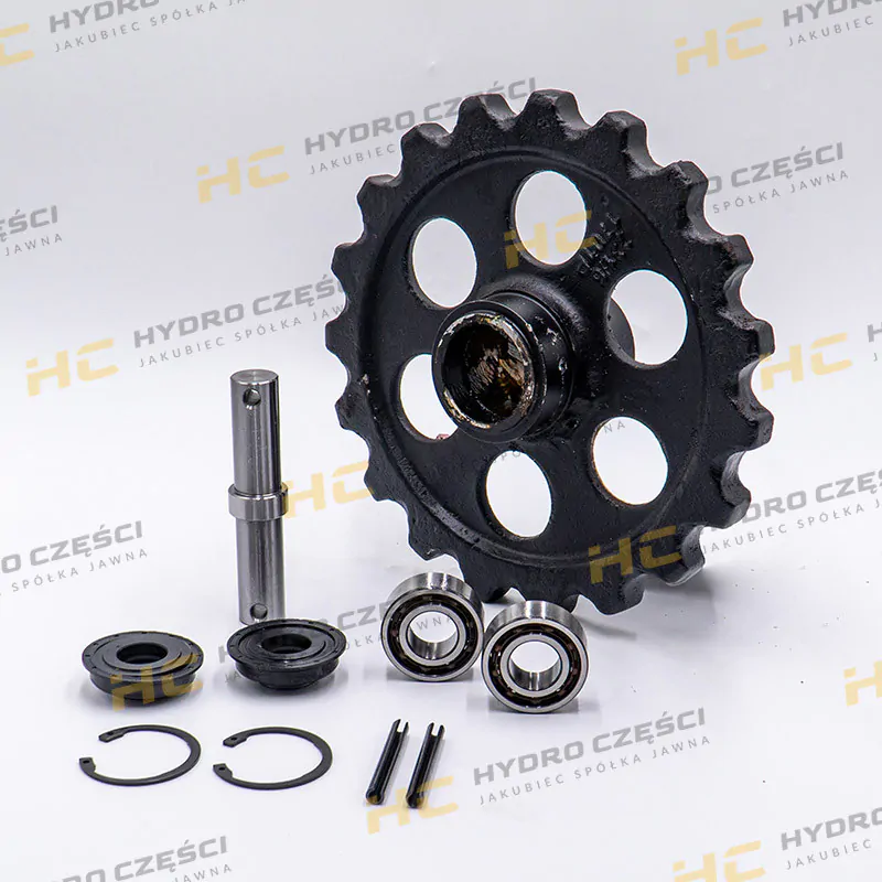 Натяжное колесо JCB для моделей 8014, 8016, 8018 — комплект без креплений