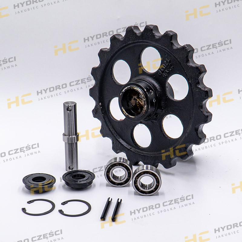 Натяжное колесо JCB для моделей 8014, 8016, 8018 — комплект без крепежных элементов