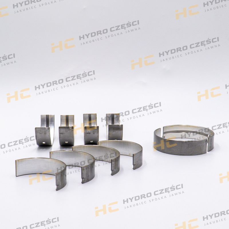 Вкладыши JCB для вала + 0,25 мм (верхняя сторона молнии / нижняя сторона) — OEM