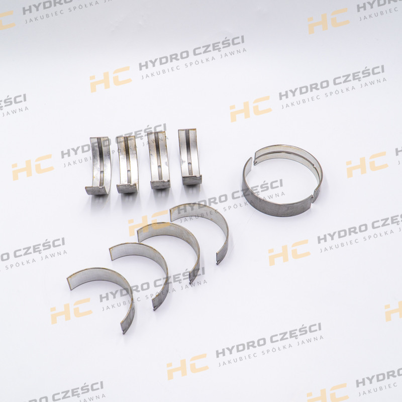 Втулки вала JCB +0,25 мм (верхняя/нижняя сторона с фиксатором) — OEM