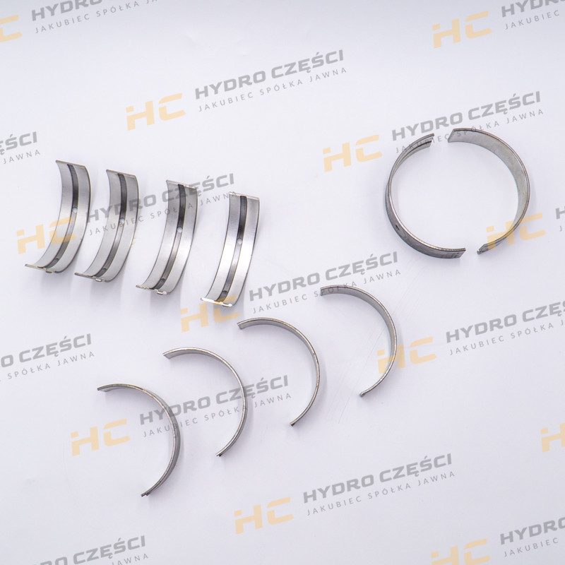 Комплект основных вкладышей JCB толщиной 0,5 мм с замками DIESELMAX-OEM