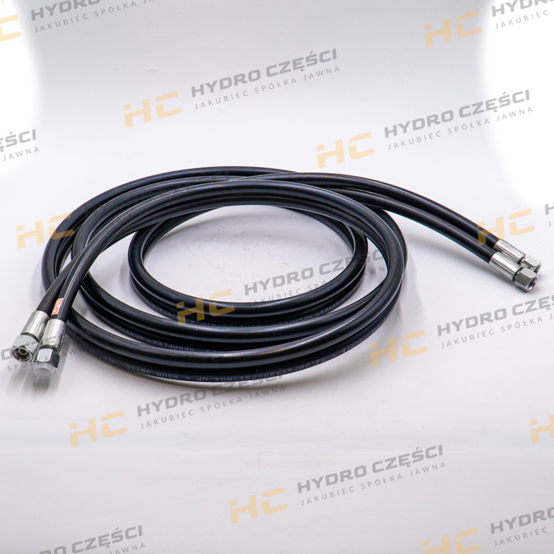 Гидравлический шланг JCB BOOM 3/8" BSP, 4100 мм — AZERI PARTS