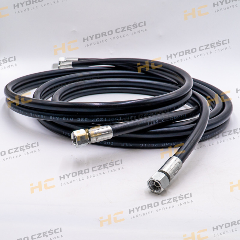 Гидравлический шланг JCB BOOM 3/8" BSP, 4100 мм — AZERI PARTS