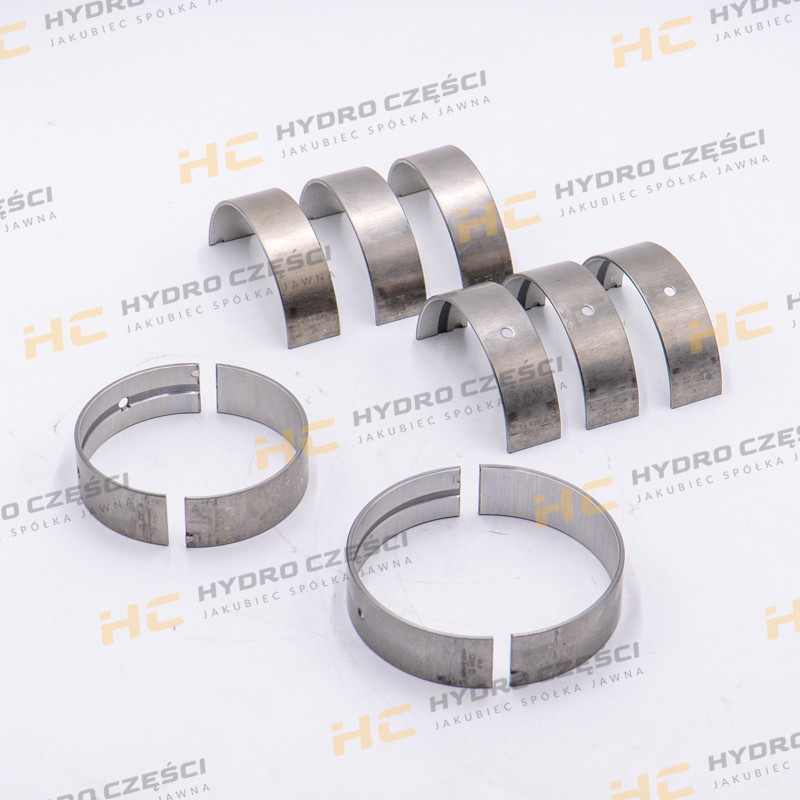 Вкладыши JCB для вала + 0,25 мм (верхняя сторона замка / нижняя сторона) — AZERI PARTS