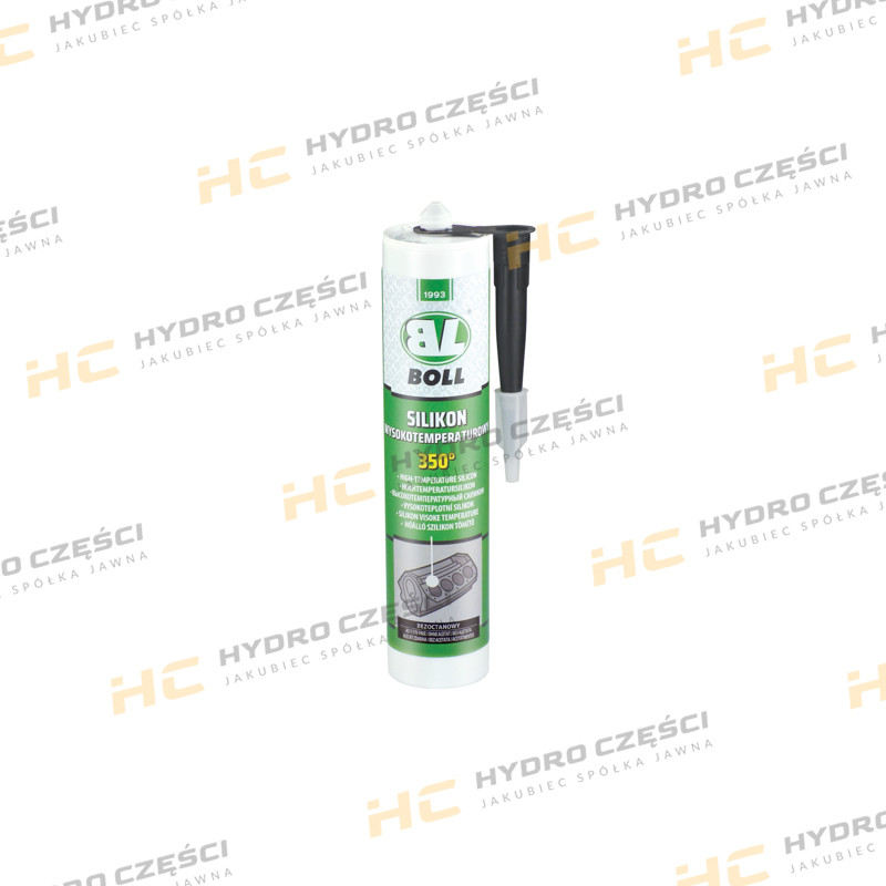 Высокотемпературный силикон BOLL черного цвета, 290 мл