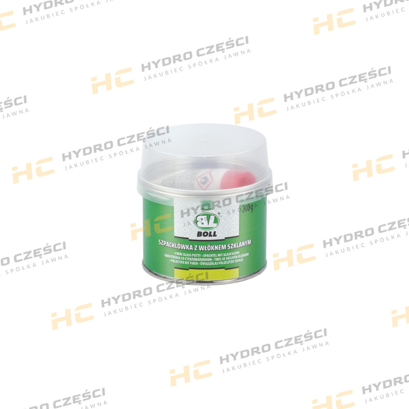 Набор для ремонта BOLL: шпатлёвка 250 г + стекловолокно 0,25 м² + отвердитель 8 г