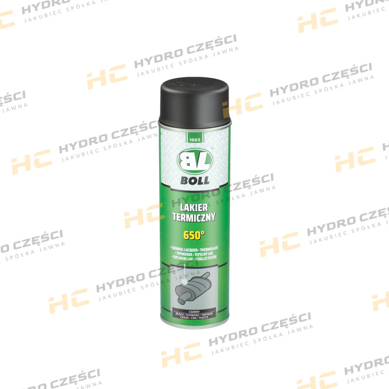 Термостойкая краска BOLL, чёрный спрей, 500 мл