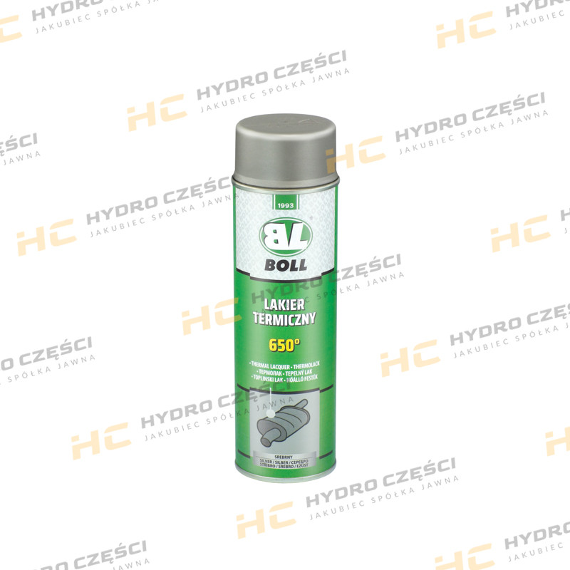 Термостойкая краска BOLL, серый спрей, 500 мл