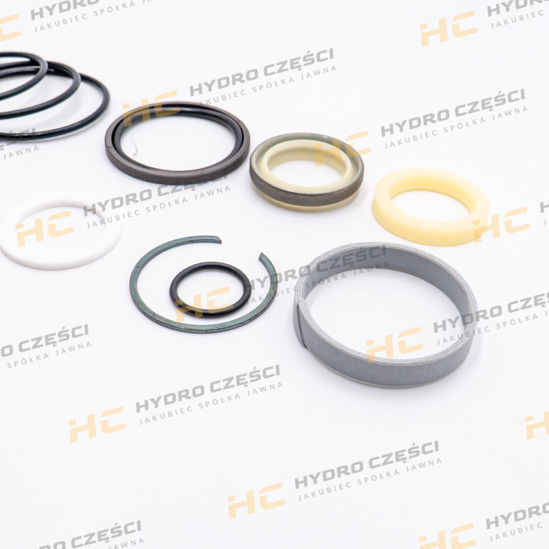 Комплект уплотнений цилиндра стрелы JCB