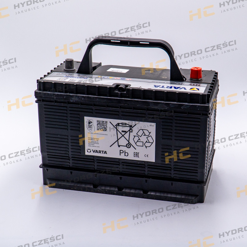 Аккумулятор JCB затоплен — VARTA