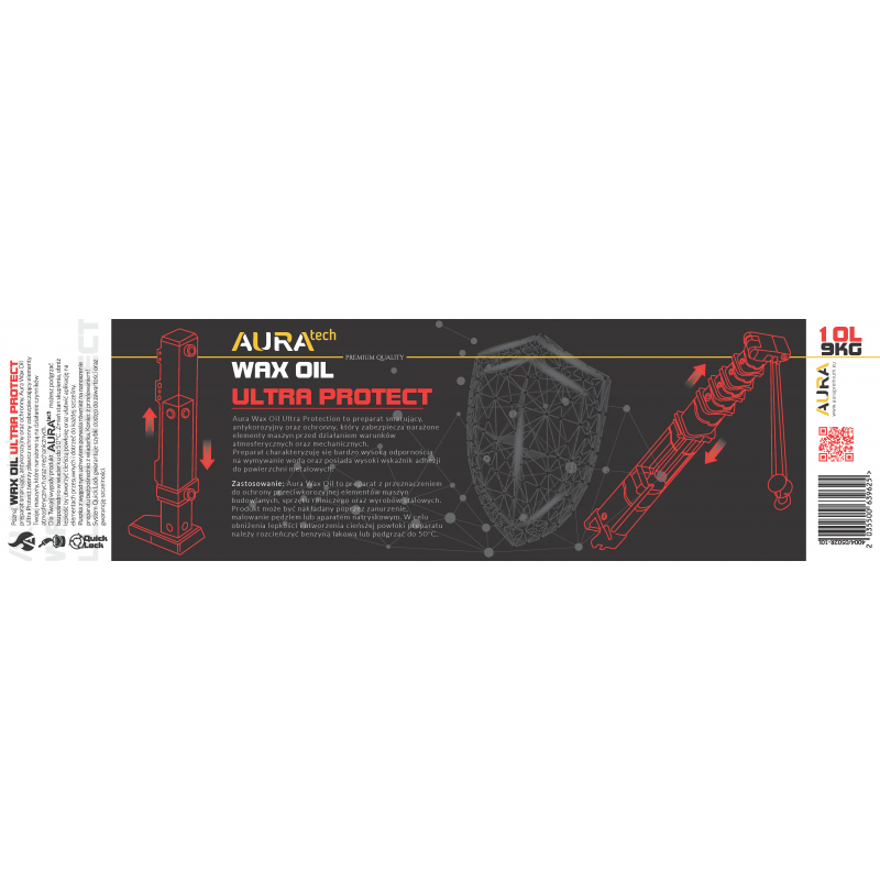 Aura WAXOIL ULTRA PROTECTION, 10 л — смазка для выдвижных элементов и компонентов шасси