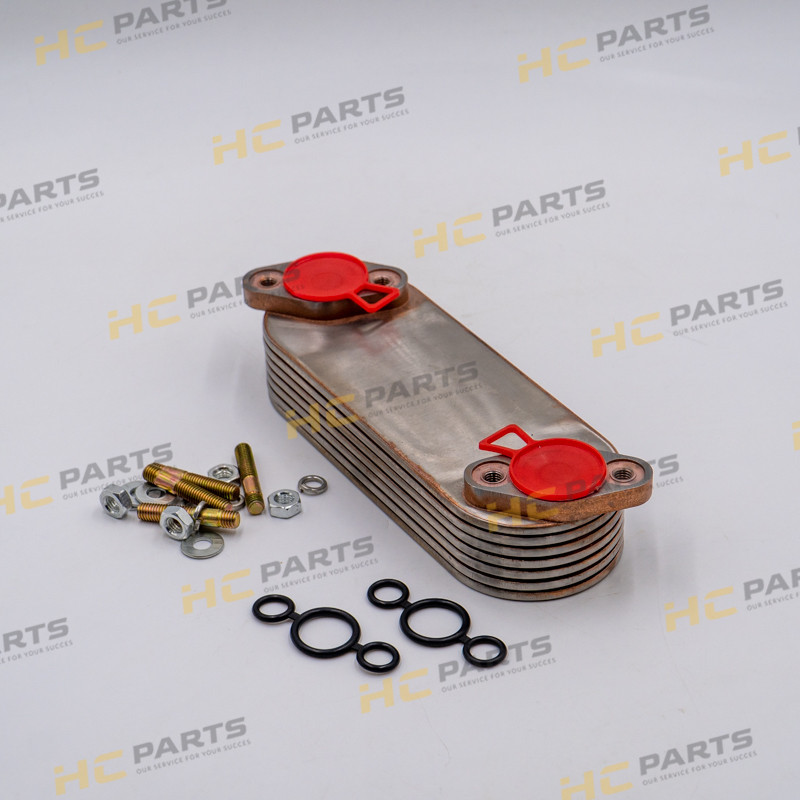 Масляный радиатор двигателя JCB Perkins AA AB AK AR — 3CX 4CX KMP