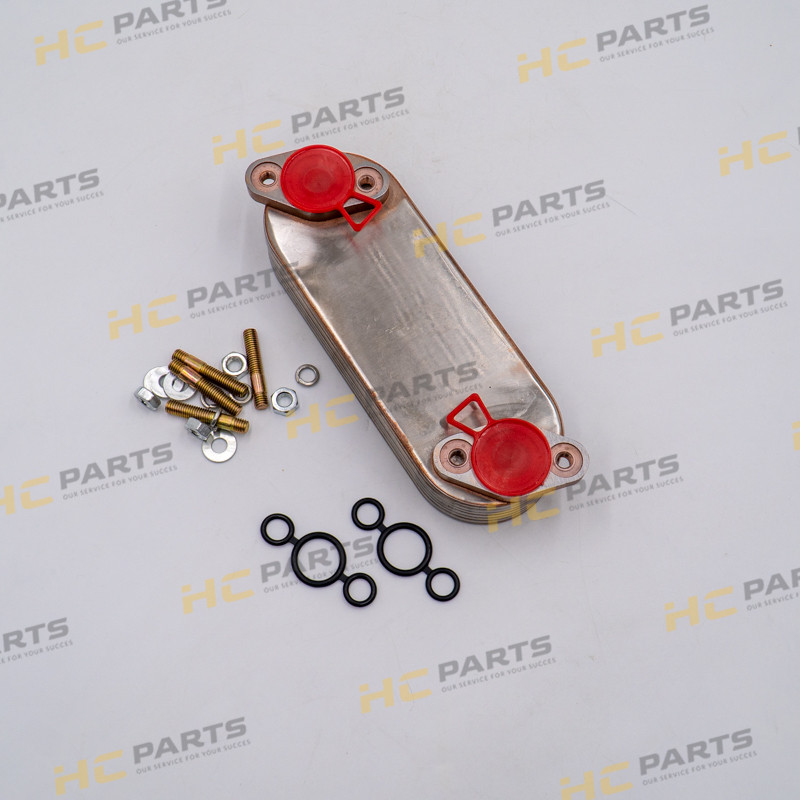 Масляный радиатор двигателя JCB Perkins AA AB AK AR — 3CX 4CX KMP