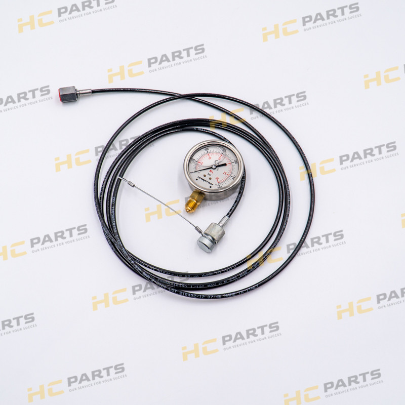 Комплект JCB для измерения давления на машине: кабель JCB + манометр на 300 бар