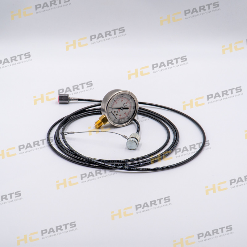 Комплект JCB для измерения давления на машине: кабель JCB + манометр на 300 бар
