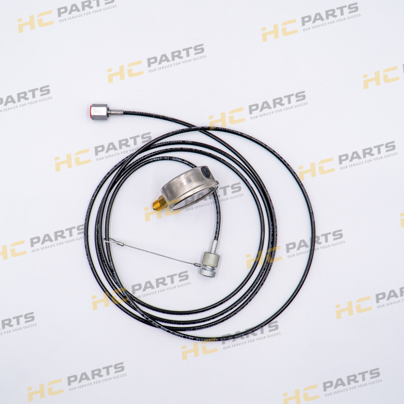 Комплект JCB для измерения давления на машине: кабель JCB + манометр на 300 бар