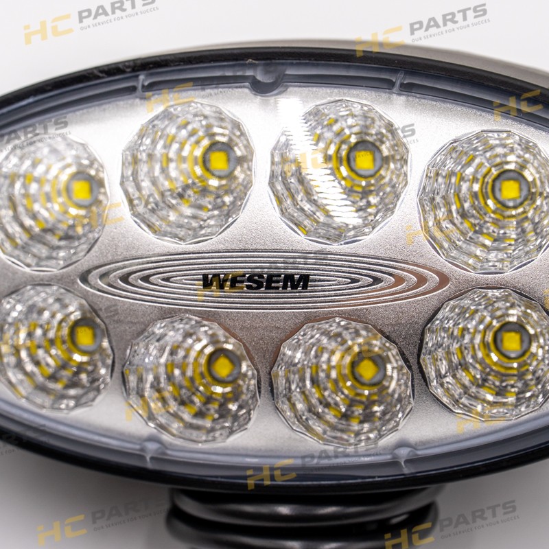 Рабочий светильник JCB эллиптической формы, 12 В, DT LED — 3CX 4CX WESEM