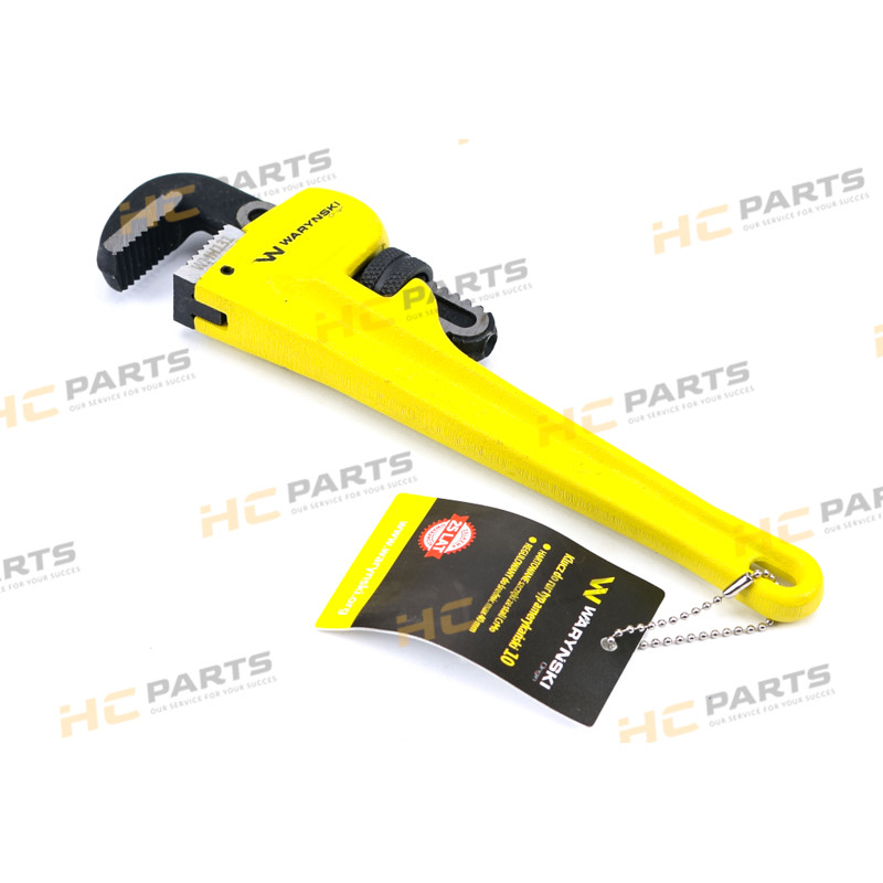 Трубный ключ американского типа, 10 дюймов, с усиленными губками из хромованадиевой стали, максимальный диаметр 40 мм Warynski