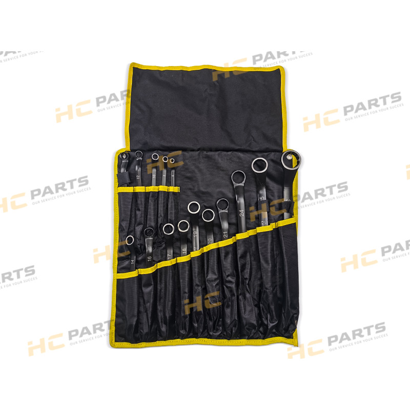 Набор съёмных ключей в чехле, 15 шт., стандарт ASME B107 — 2010 Warynski