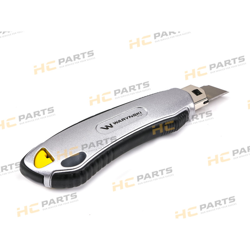 Нож со сломанным лезвием 18 мм в алюминиевом корпусе с 6 запасными лезвиями